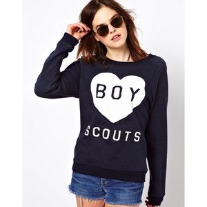 Zoe Karssen Boy Scouts sweatshirt size small